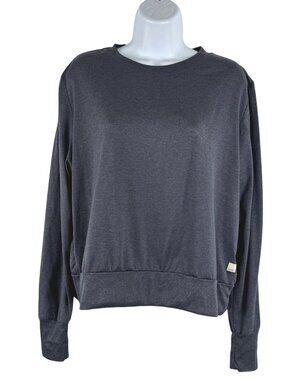 Vuori Daydream Crew Top Womens Large Gray Blue Long Sleeve TP-4000